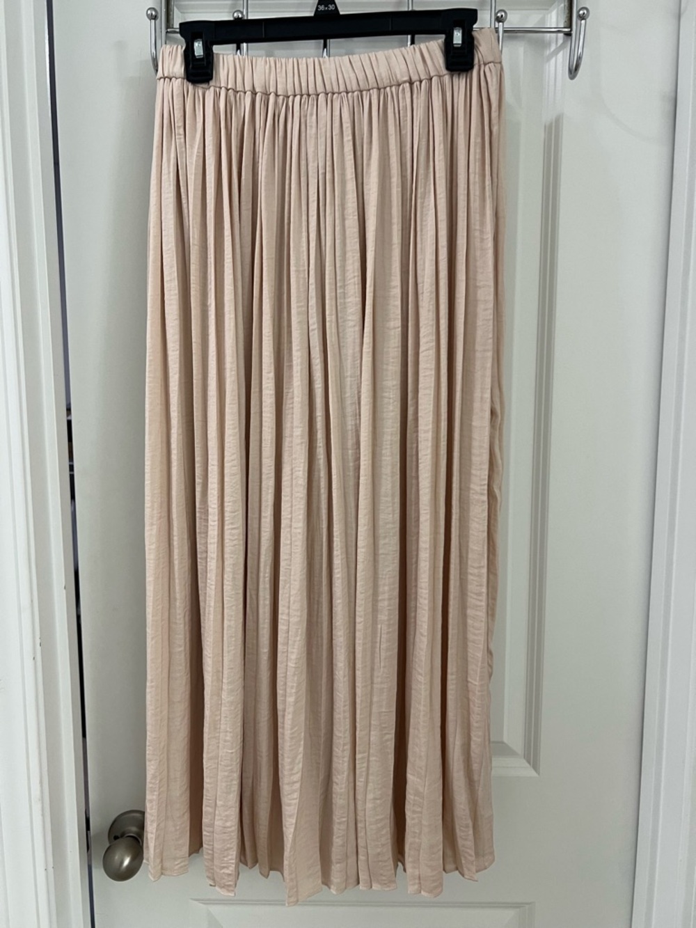 Philosophy Blush Pleated Maxi Skirt